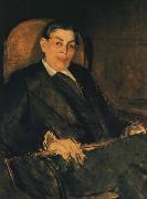 Edouard Manet Portrait of Albert Wolff Spain oil painting artist